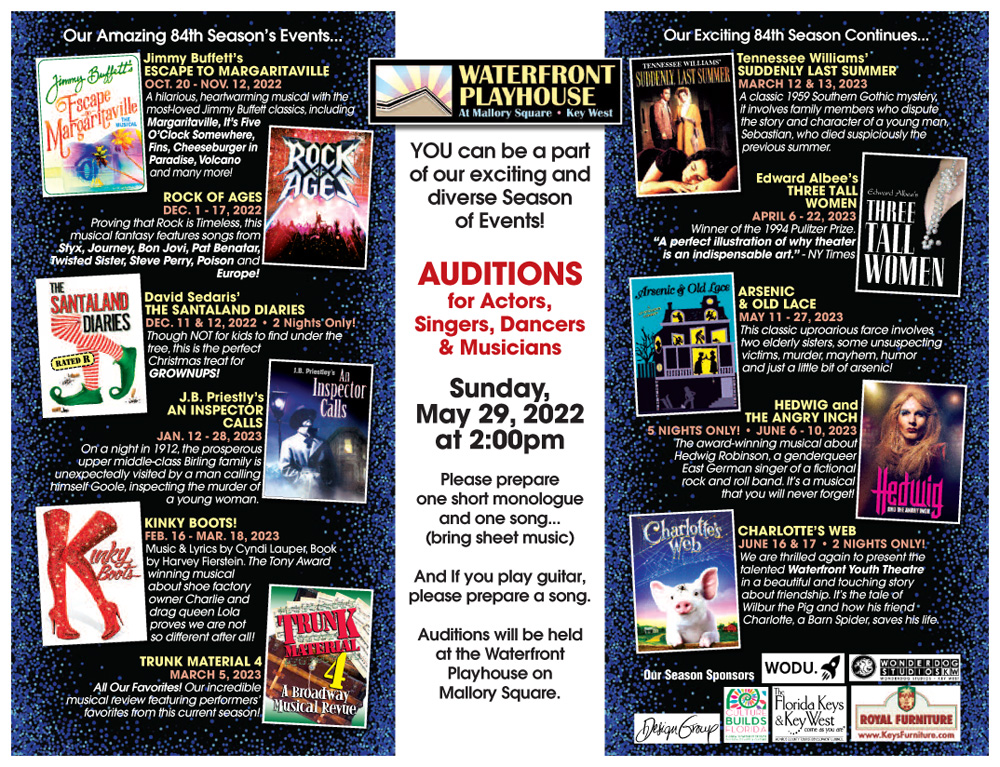 key west theater auditions